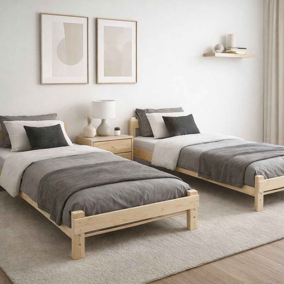 LAS ARAUCARIAS - CAMA NIDO NEWEN 1 PLAZA CRUDA + 2 COLCHONES