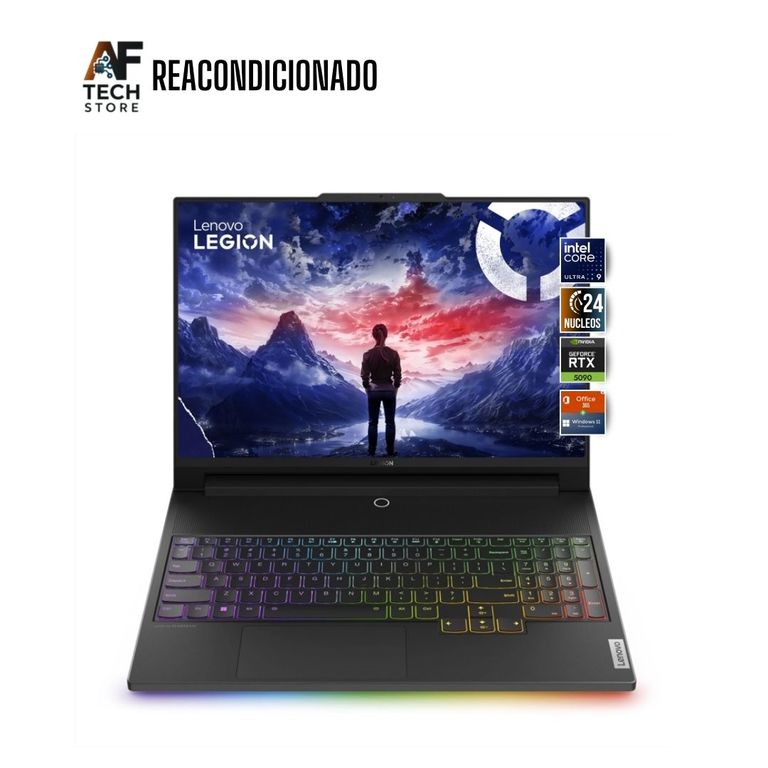 Notebook Legion Pro 7 Oled 2K Intel Ultra 9 32GB 1TB RTX5090 24GB –Win Office– Reacondicionado
