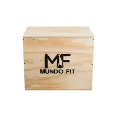 GENERICO - Cajón Pliométrico Mundofit 40x36 Ejercicios Crossfit Gym