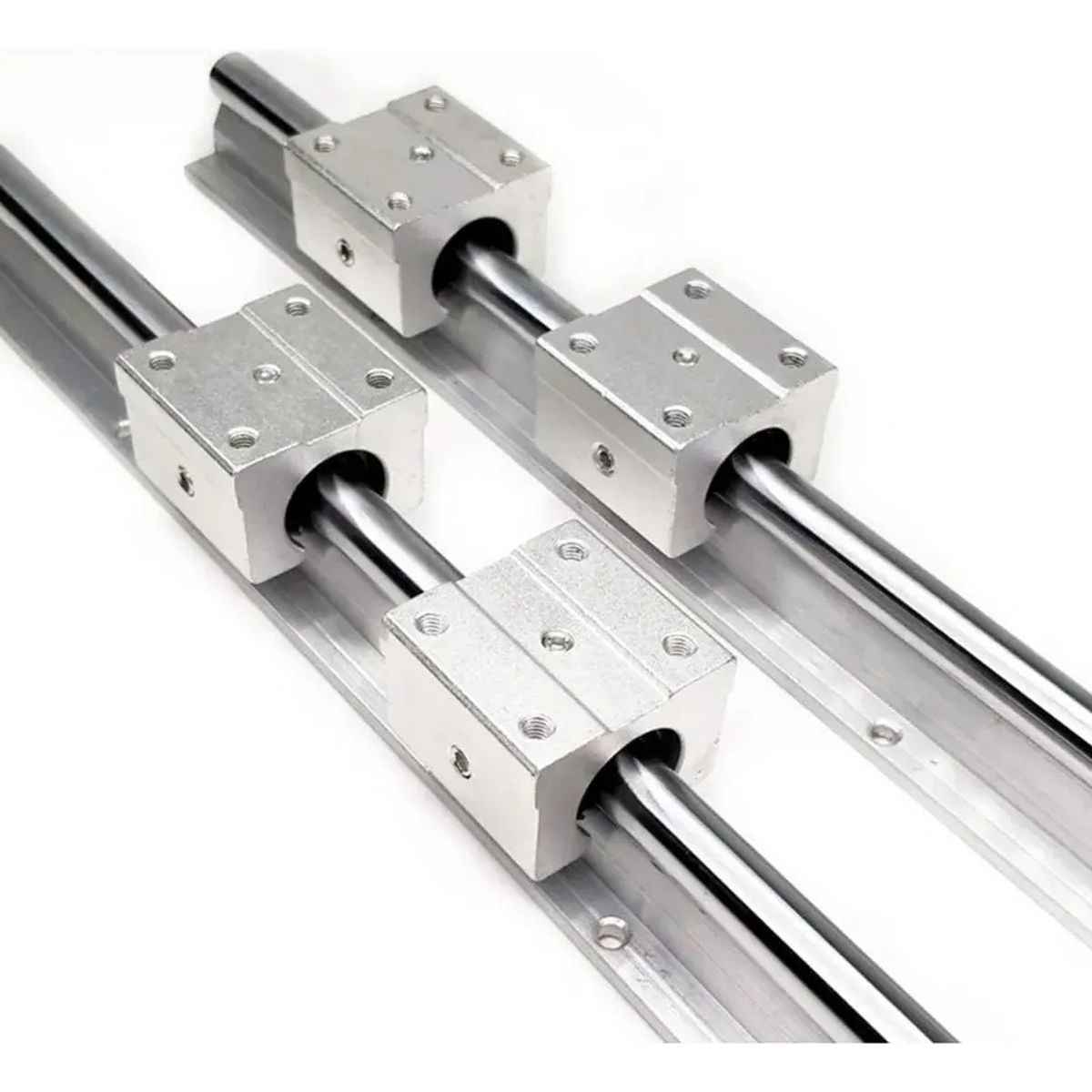 2 Unids Para Sbr16uu Rodamiento Lineal Bolas 16 Mm Para Cnc, marca GENERICO - Foto 2