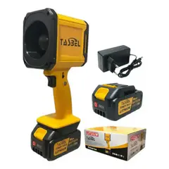 GENERICO - Soplador De Hojas Inalámbrico Tasbel + 2 Baterías + Maletin Amarillo