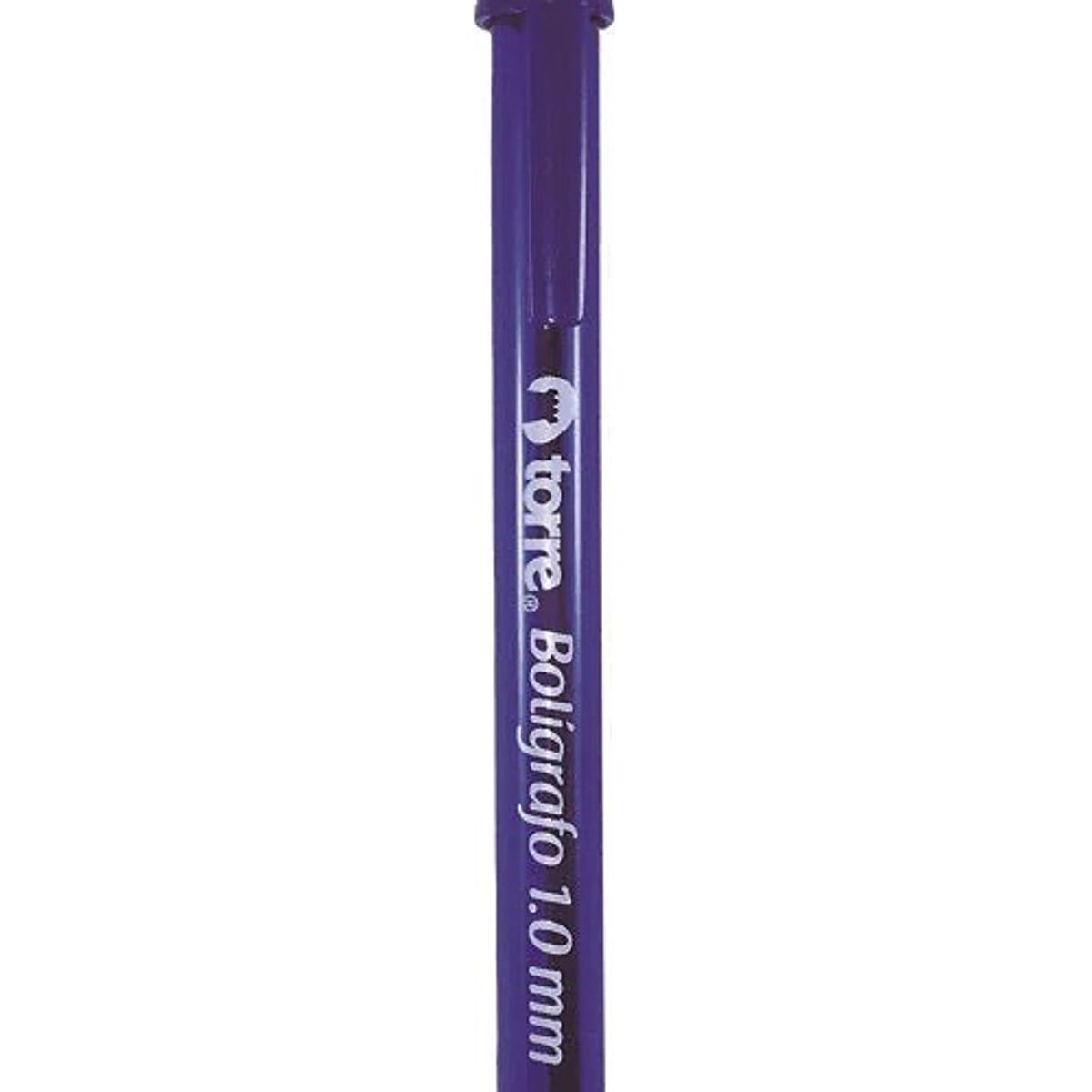 GENERICO - 12 Lápiz Pasta Torre Punta Media 1.0mm Tinta Negro