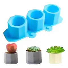 GENERICO - Moldes de silicona forma de macetas velas y manualidades Molde