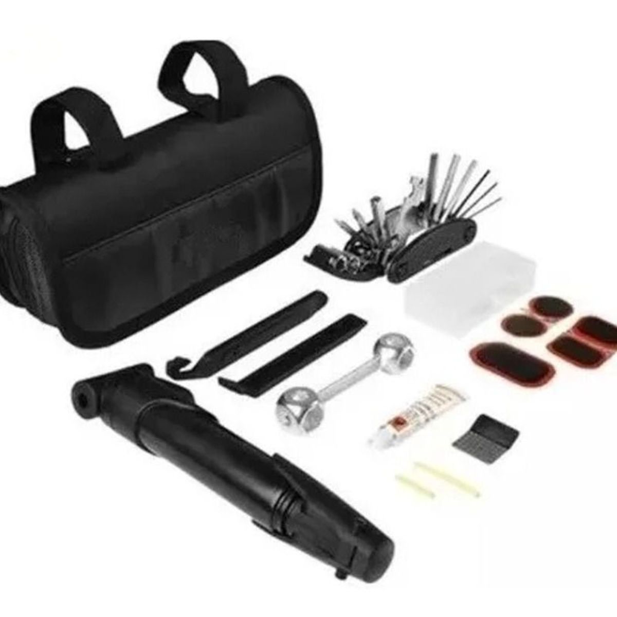 GENERICO - Kit Herramientas Bicicletas Con Bombin Y Accesorios