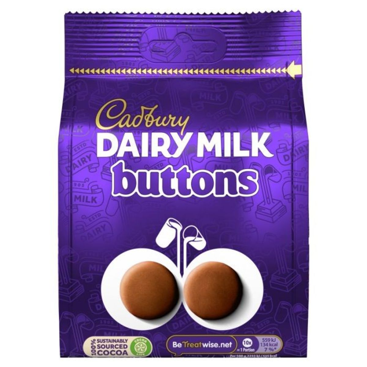 GENERICO - Chocolates Giant Buttons Cadbury 85 g