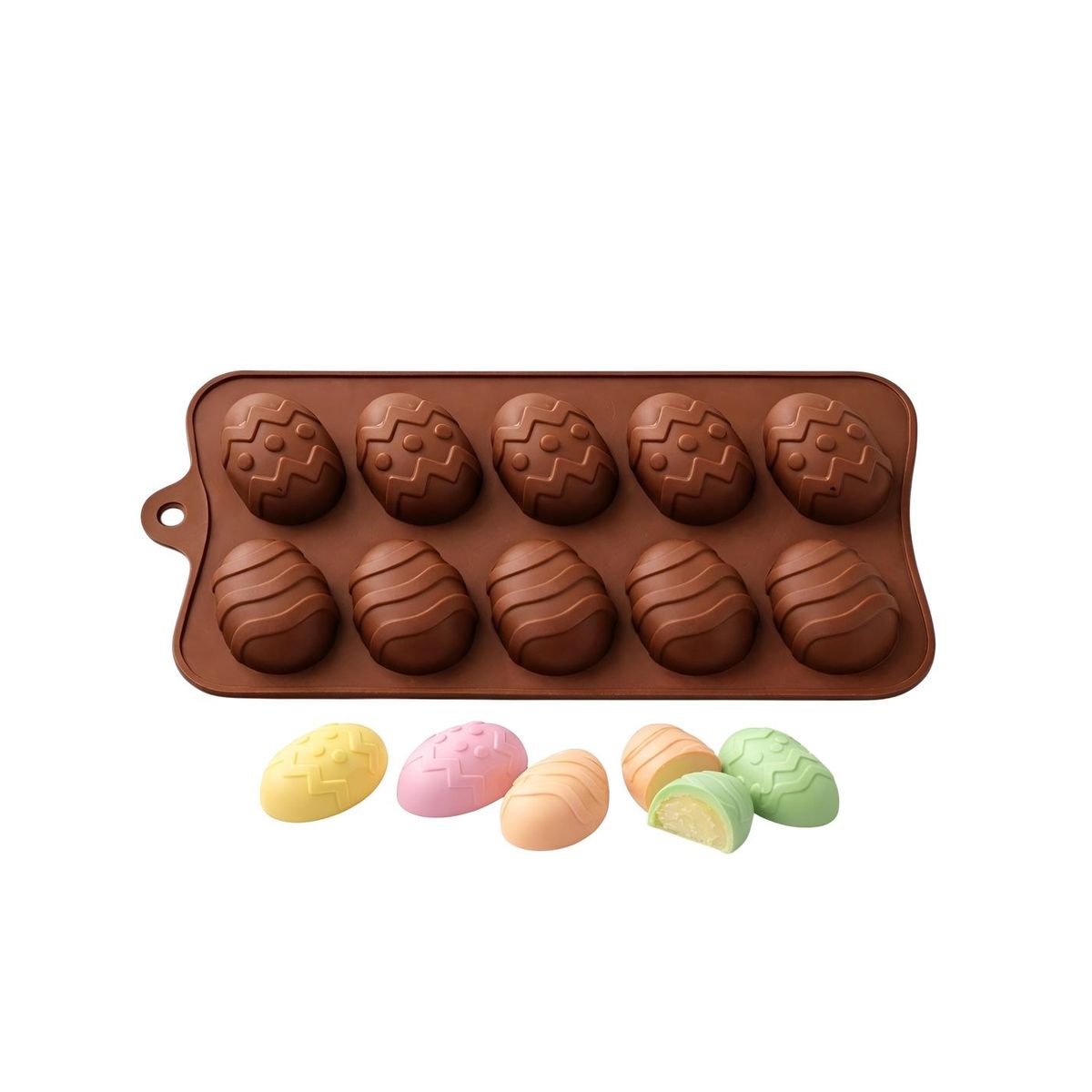 PASTELERIUSCL - Moldes De Huevitos 3d Molde De Silicona En Forma De Huevo Para Chocolate Moldes Antiadherentes