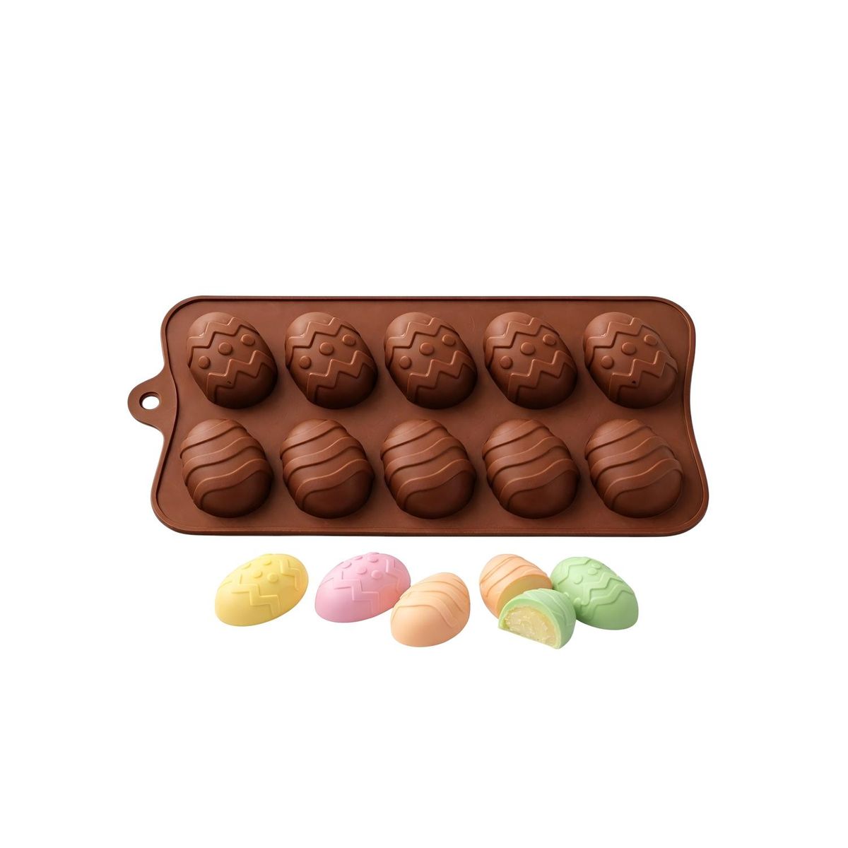 PASTELERIUSCL - Moldes De Huevitos 3d Molde De Silicona En Forma De Huevo Para Chocolate Moldes Antiadherentes