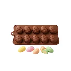 PASTELERIUSCL - Moldes De Huevitos 3d Molde De Silicona En Forma De Huevo Para Chocolate Moldes Antiadherentes