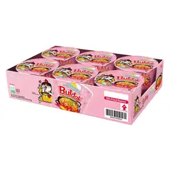 SAMYANG - Sopas Carbonara Pollo Picante Buldak 6 un x 105 g