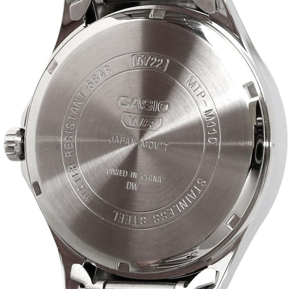 CASIO - Reloj Casio Análogo MTP-M110D-1AV Moonphase Acero