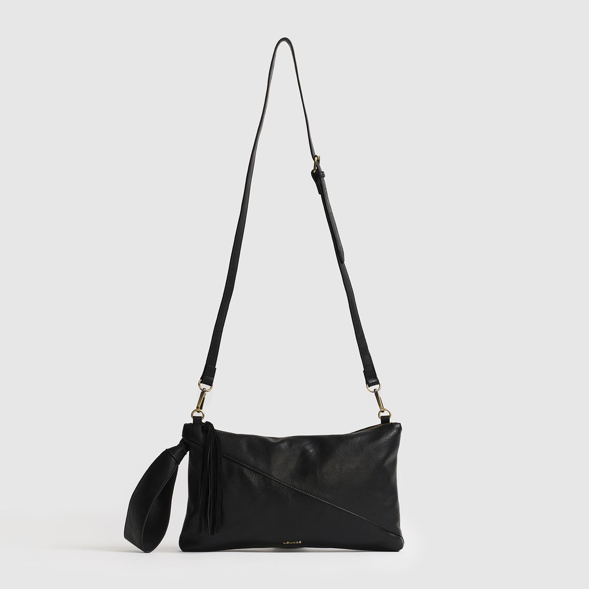 LOUNGE - Cartera Bandolera Tassel Fake Suede Boho LOUNGE