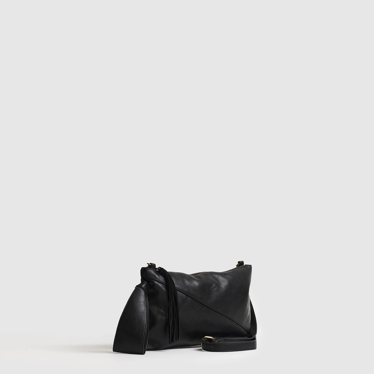 LOUNGE - Cartera Bandolera Tassel Fake Suede Boho LOUNGE