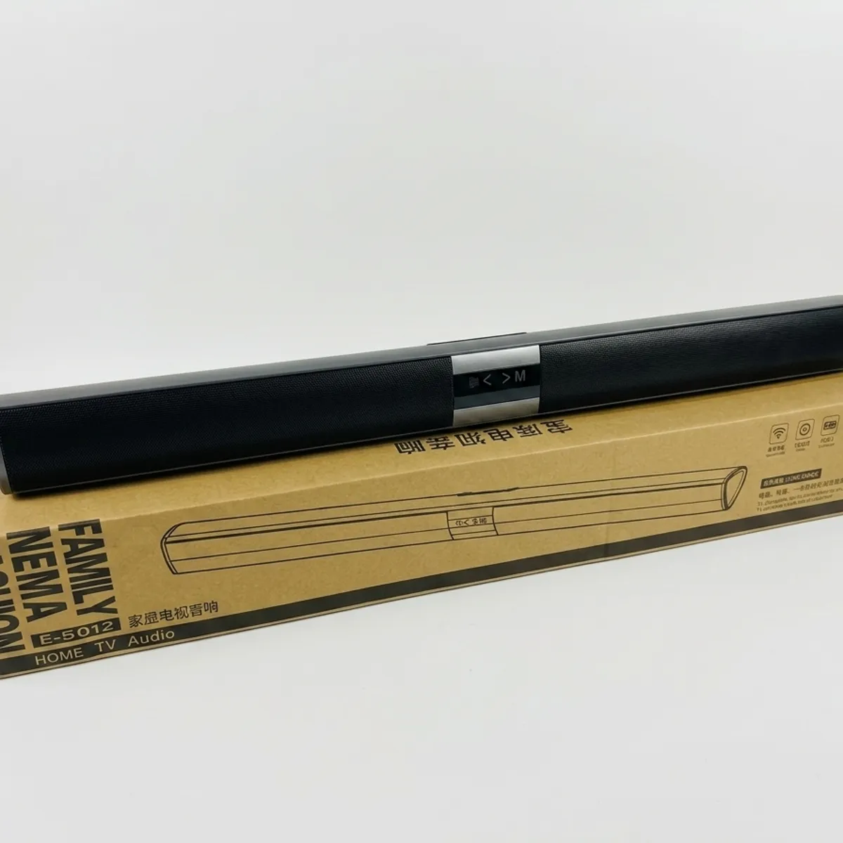 GENERICO - Barra De Sonido 80cm Recargable Soundbar Negro