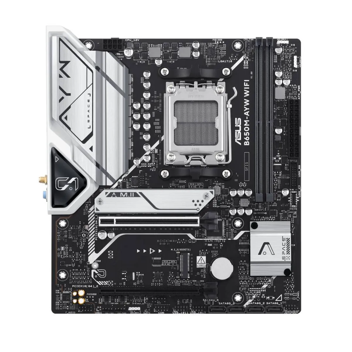 ASUS - Placa Madre ASUS B650M-AYW WIFI, mATX, AM5
