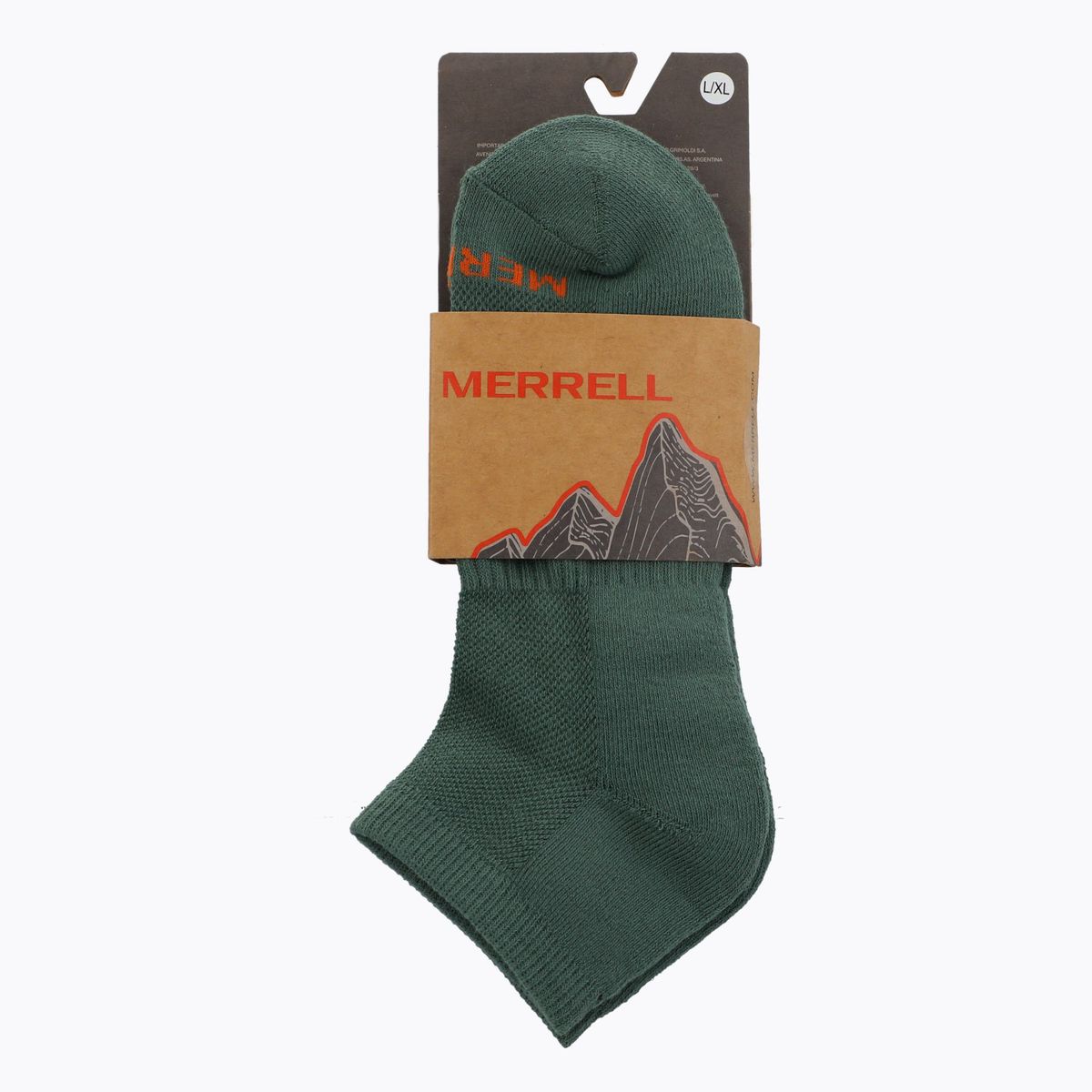 MERRELL - Calcetin Unisex Erlen Technical 1/4 Verde MERRELL
