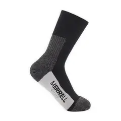 MERRELL - Calcetin Unisex Trail - Running Crew Negro