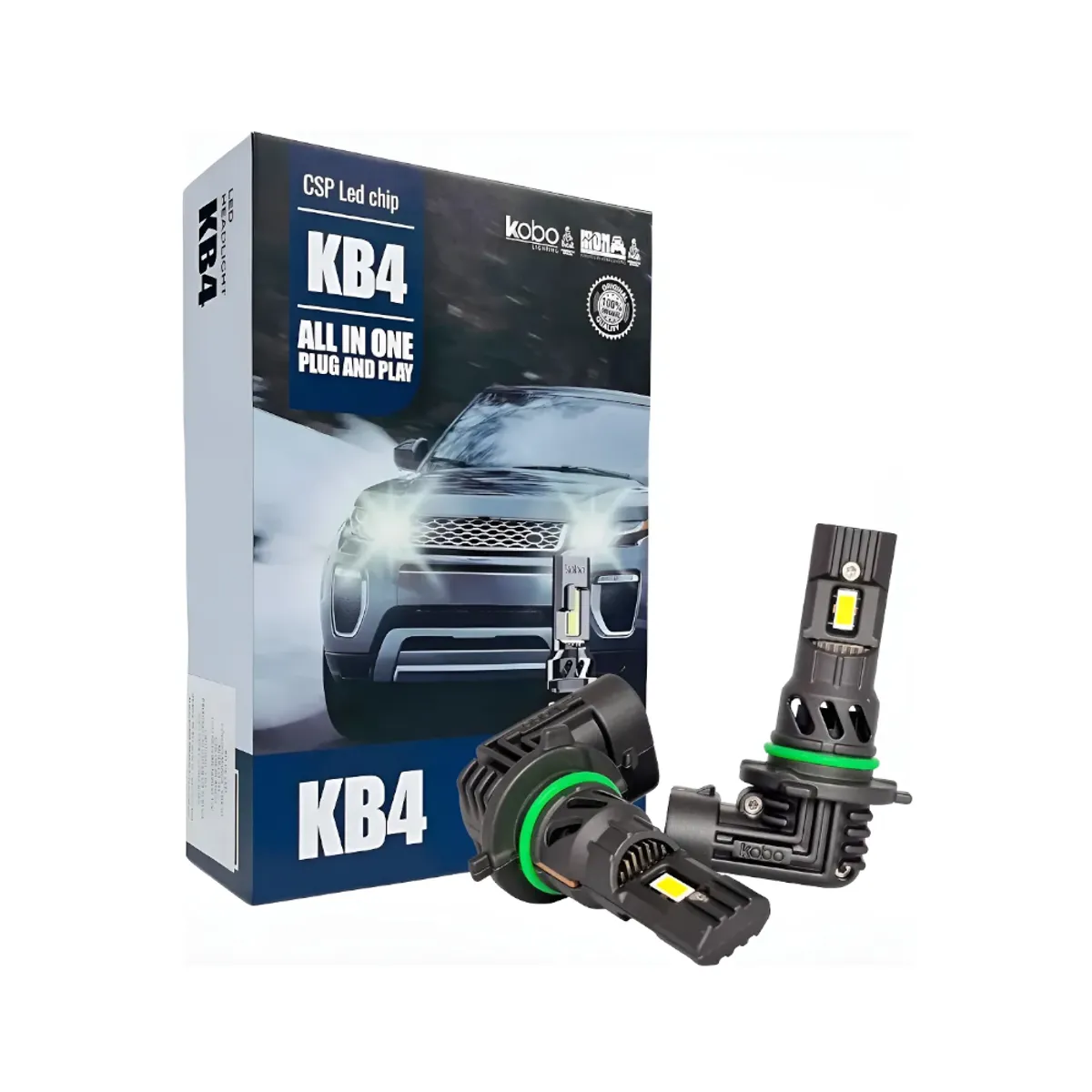 GENERICO - Kit Ampolletas Led Dakar KB4 HB3-9006 30W
