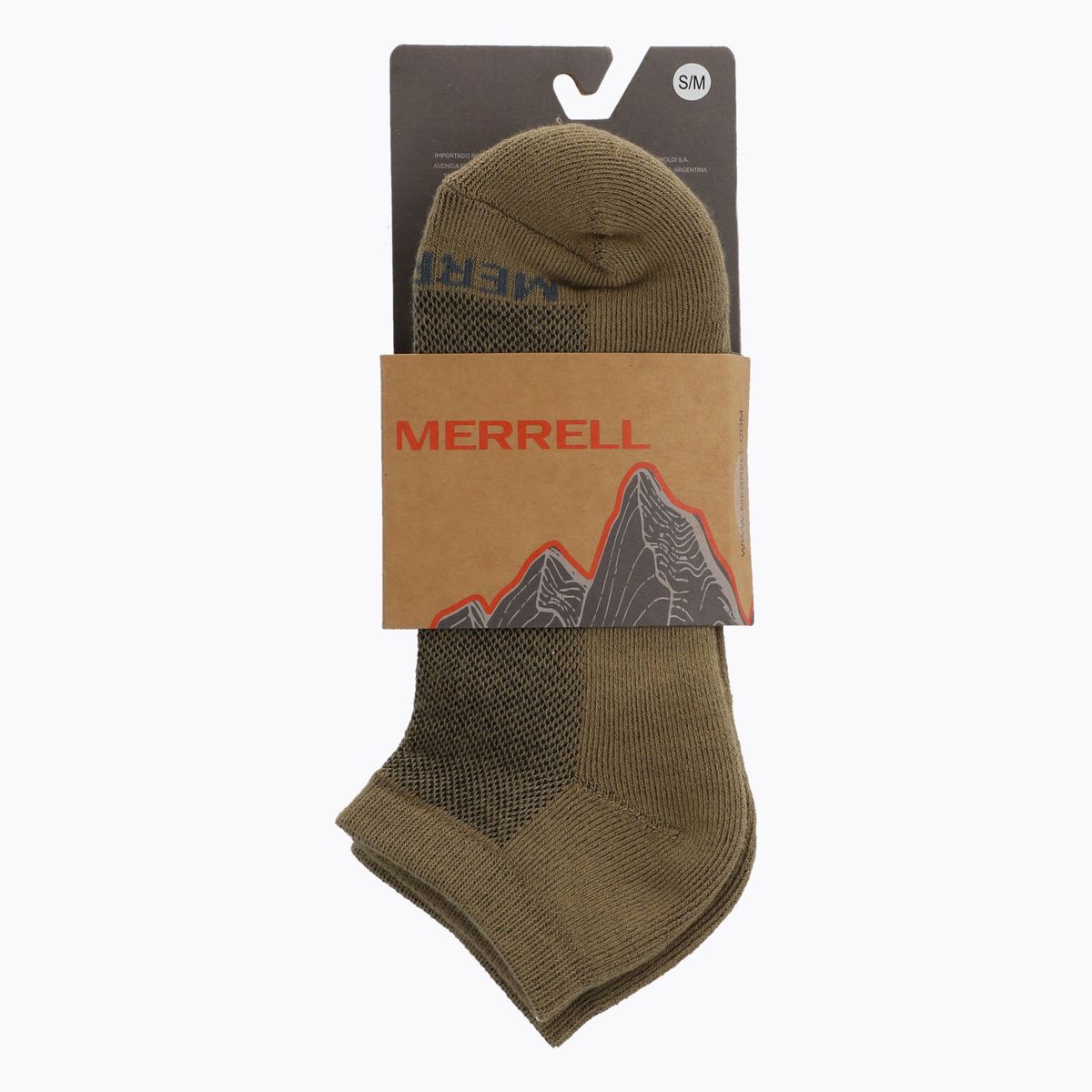 MERRELL - Calcetin Unisex Erlen Technical 1/4 Café MERRELL