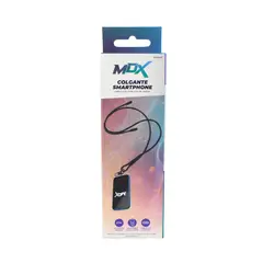 GENERICO - CABLE COLGANTE MDX PARA CELULAR 27W USB TIPO C A LIGHTNING. COMPATIBLE USB PD. BLACK
