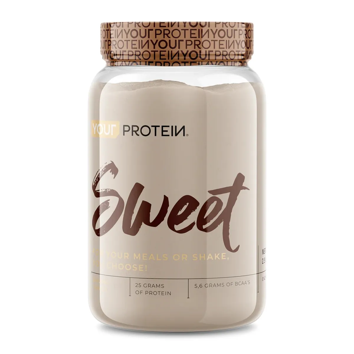 YOUR PROTEIN - PROTEINA WHEY SWEET VAINILLA 2.9LB 1.32KG- YOUR PROTEIN