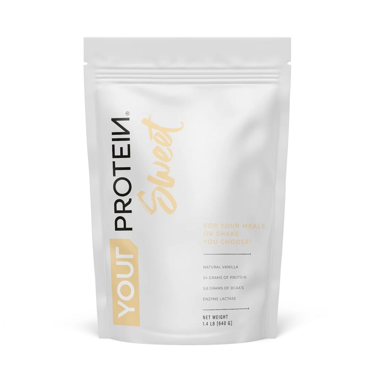 YOUR PROTEIN - PROTEINA WHEY SWEET VAINILLA 1.4LB 660GR- YOUR PROTEIN