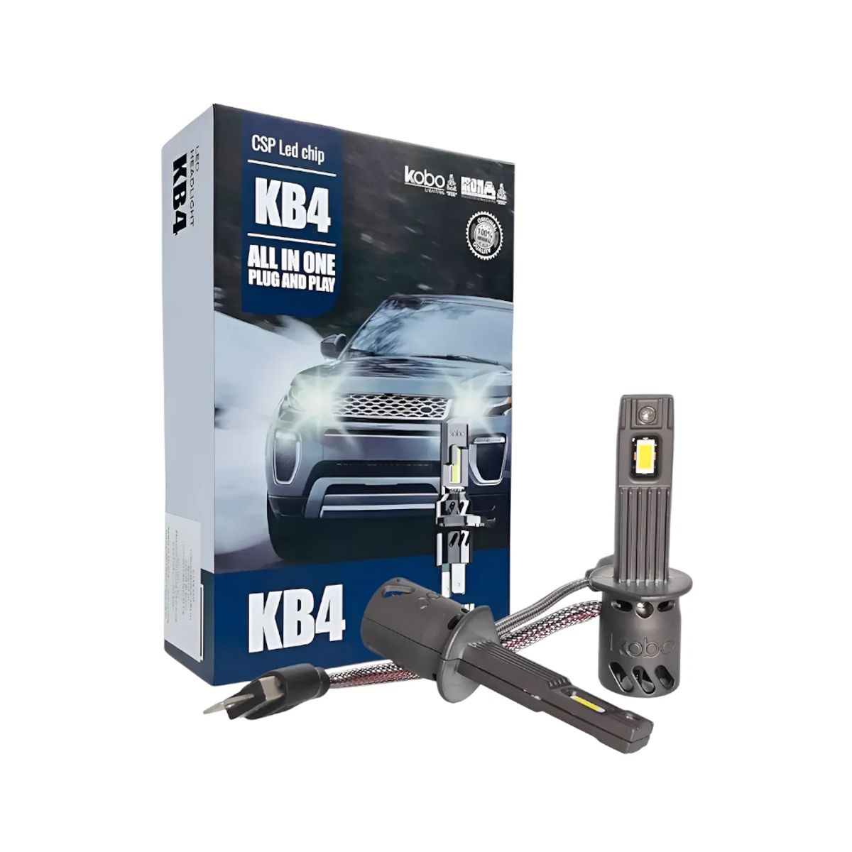 GENERICO - Kit Ampolletas Led Dakar KB4 H1 30W