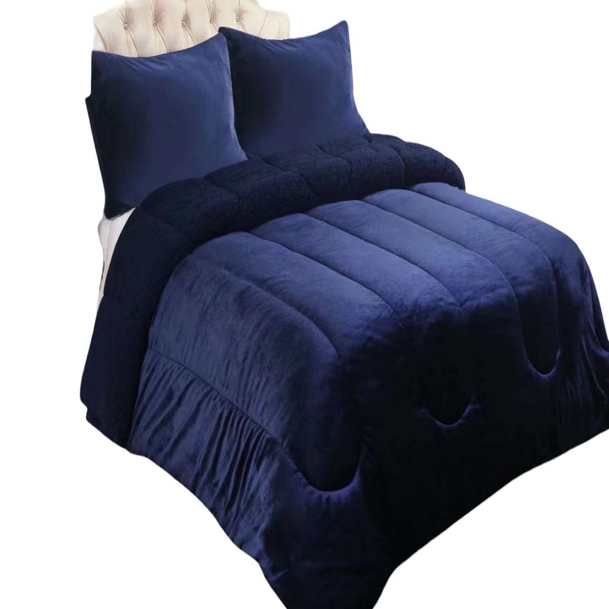 GENERICO - PLUMON CON SHERPA DE INVIERNO 15P 180x230cm