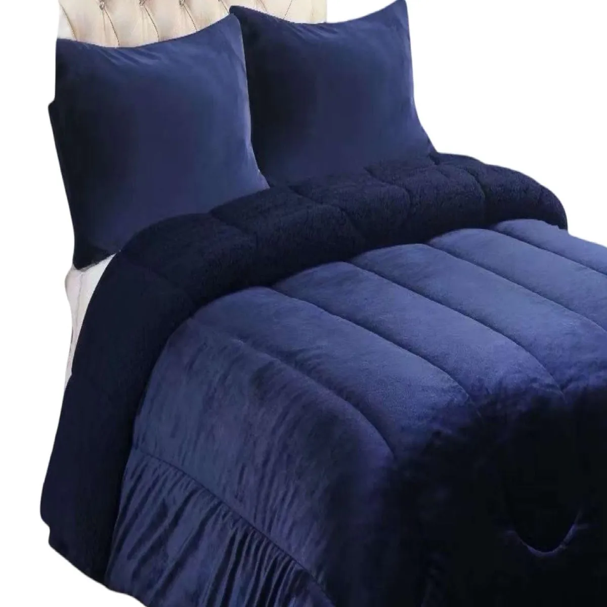 GENERICO - PLUMON CON SHERPA DE INVIERNO 15P 180x230cm
