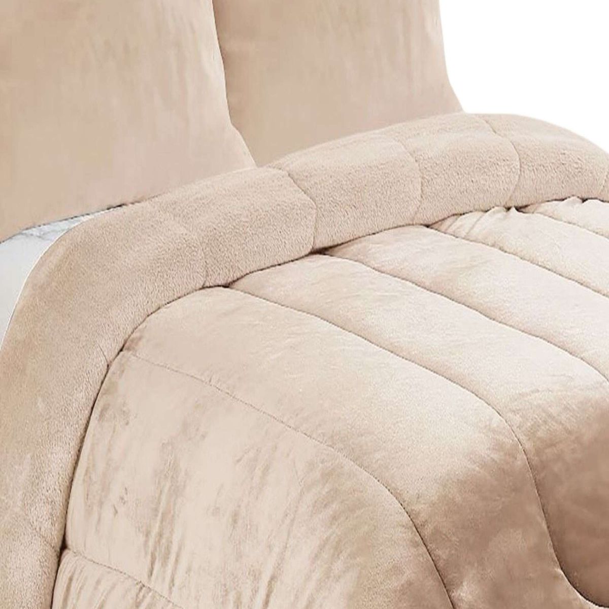 GENERICO - PLUMON CON SHERPA DE INVIERNO KING 250x270cm