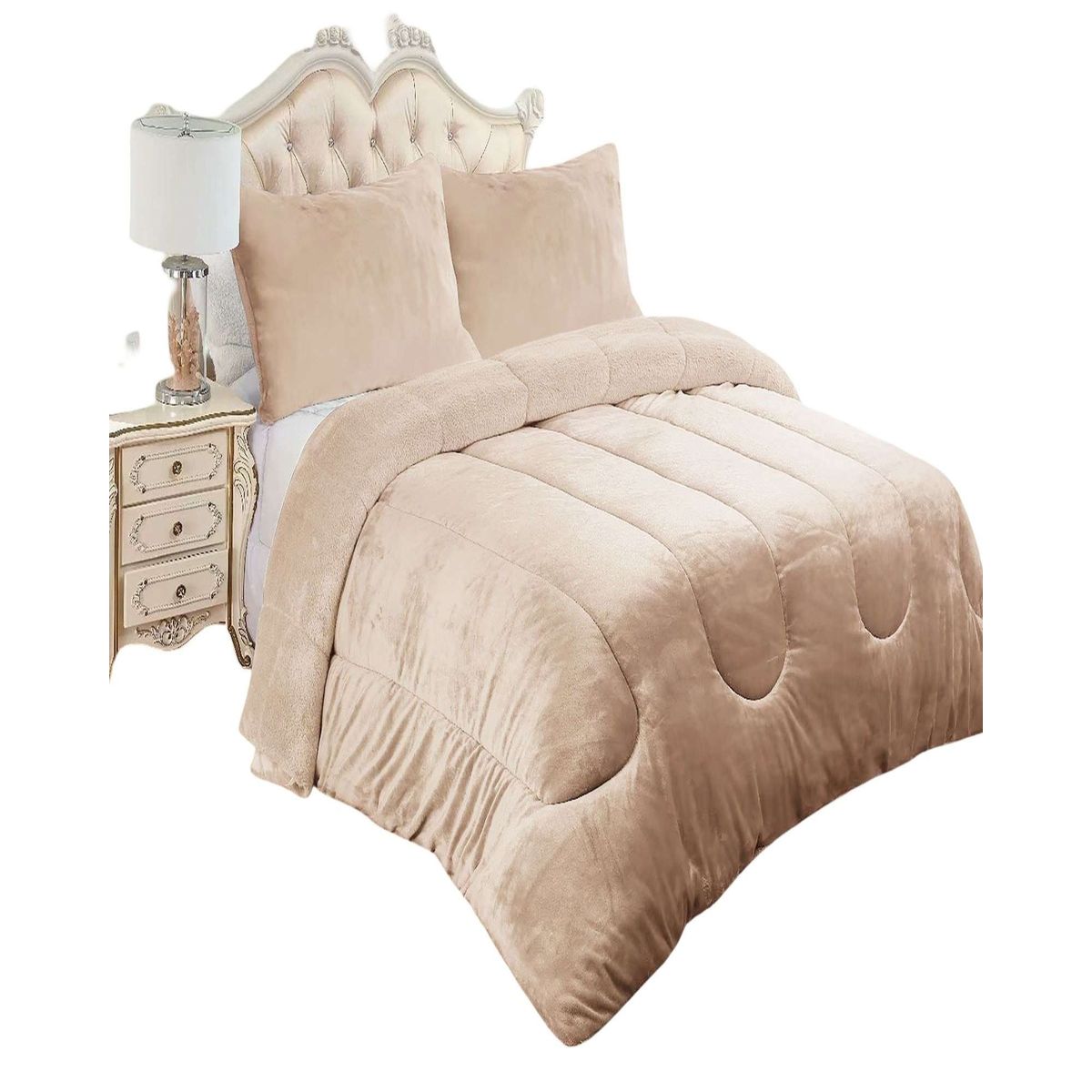 GENERICO - PLUMON DE INVIERNO C/SHERPA KING 250x270cm