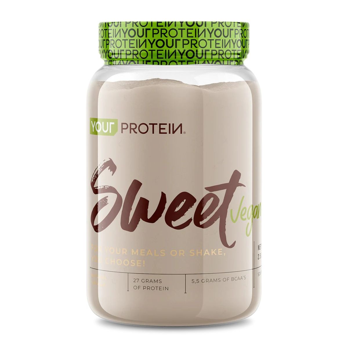 YOUR PROTEIN - PROTEINA SWEET VEGAN VAINILLA 2.9LB 1.32KG- YOUR PROTEIN