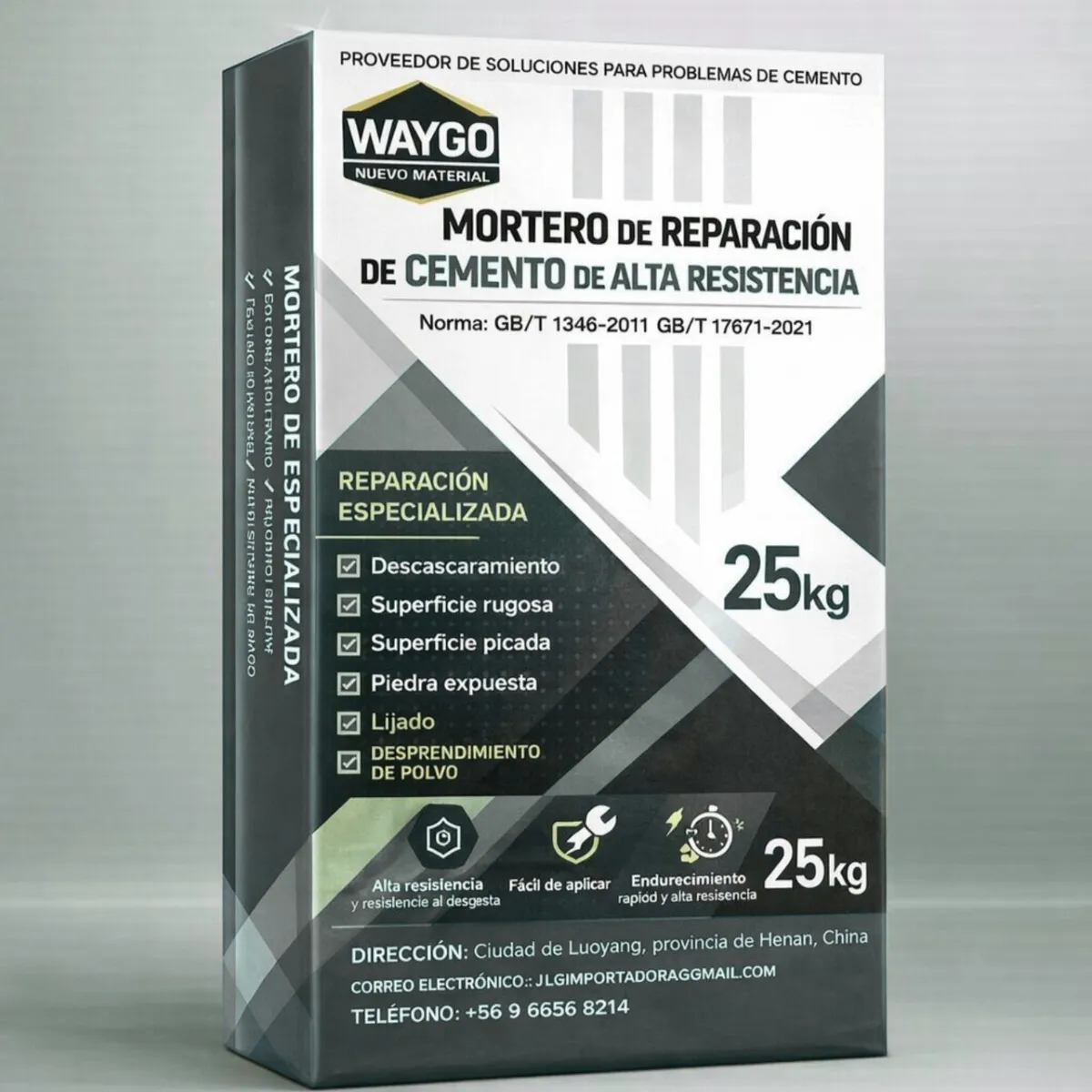 Mortero de reparación alta resistencia, marca GENERICO - Foto Principal