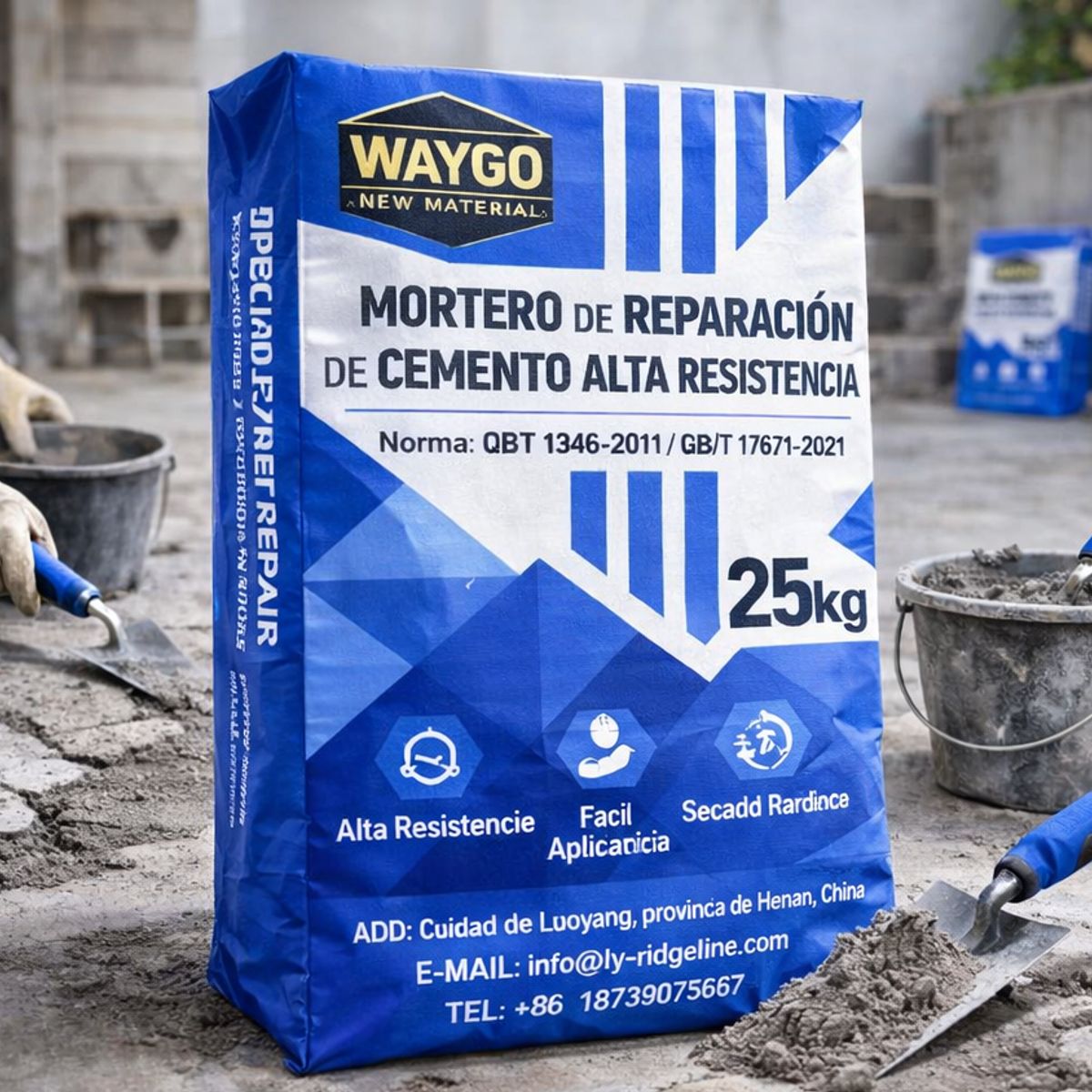Mortero de reparación alta resistencia, marca GENERICO - Foto Principal
