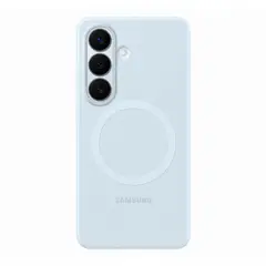 SAMSUNG - Carcasa magnética de silicona Galaxy S26 Celeste