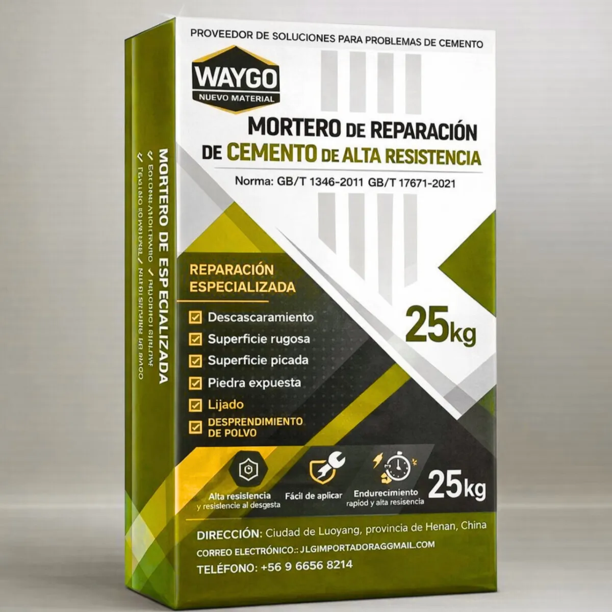 Mortero de reparación alta resistencia, marca GENERICO - Foto Principal
