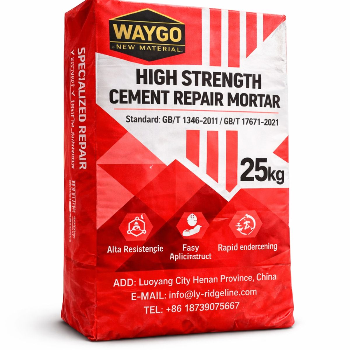 GENERICO - Mortero de reparación alta resistencia