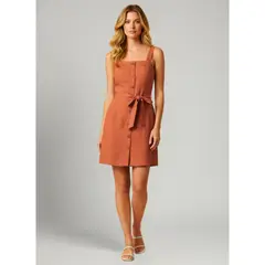 LIKE SHOP - Vestido Corto Mujer Verano Strapless Pabilos Con Cinturón A881