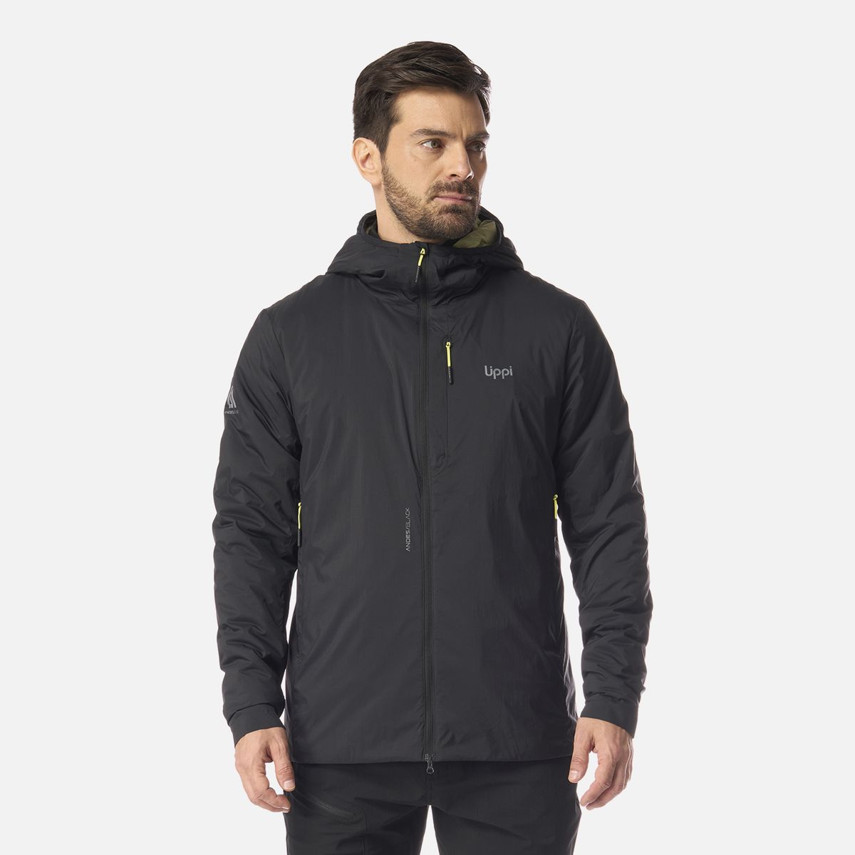 LIPPI - Chaqueta Hombre Spry Steam-Pro Hoody Jacket Negro Lippi