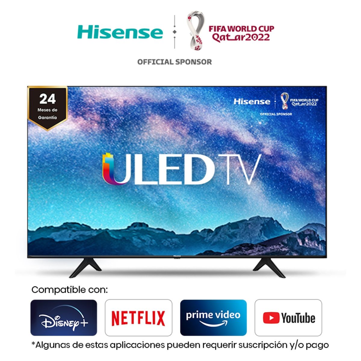 HISENSE - Uled 50 50U60G 4K Hdr 10+ Smart Tv