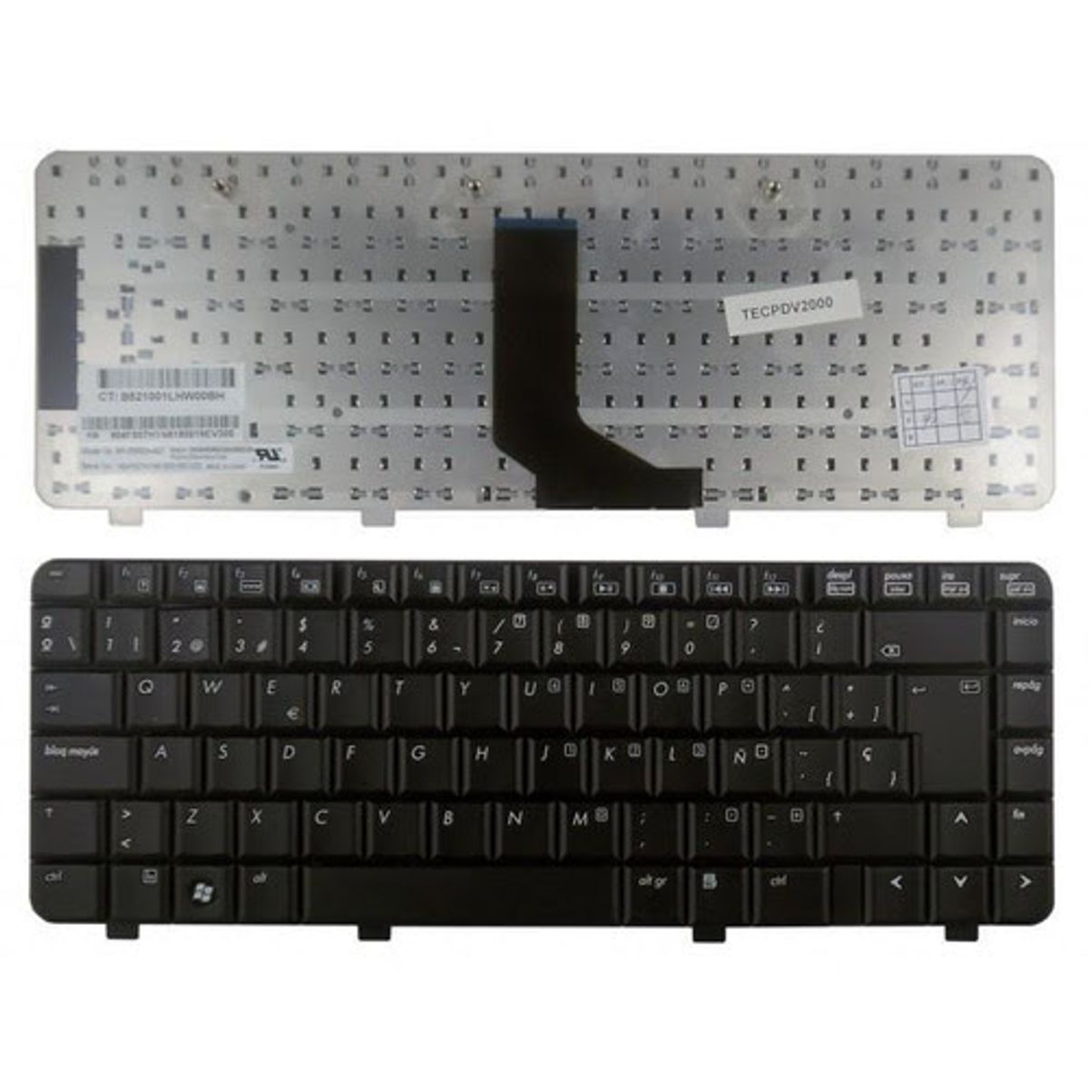 GENERICO - TECLADO HP DV2000 V3000 ESPAÑOL NEGRO