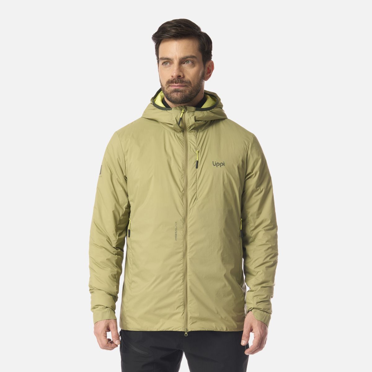 LIPPI - Chaqueta Hombre Spry Steam-Pro Hoody Jacket Verde Lippi