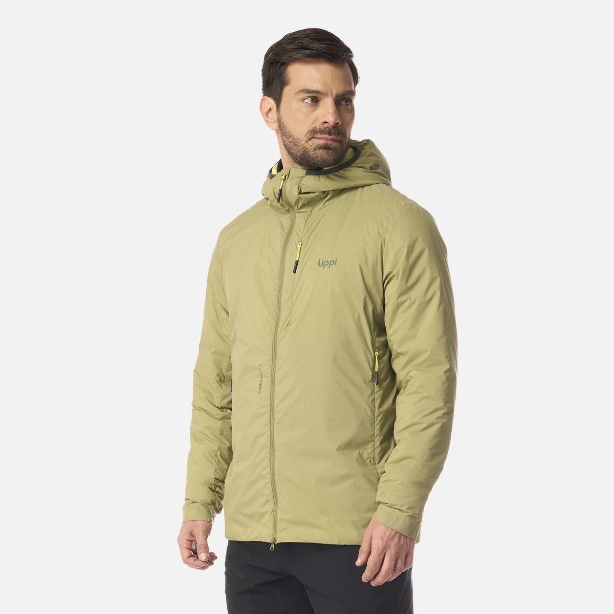 LIPPI - Chaqueta Hombre Spry Steam-Pro Hoody Jacket Verde Lippi