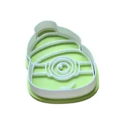 GENERICO - Cortador De Galletas Navidad - Muñeco Verde claro