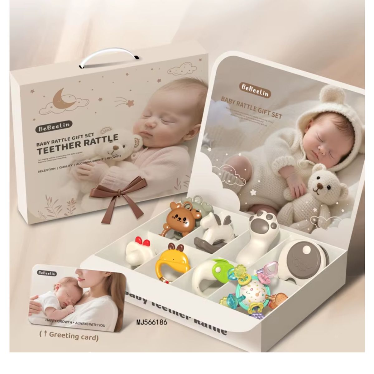 OEM - SET DE REGALO DE SONAJERO PARA BEBÉ