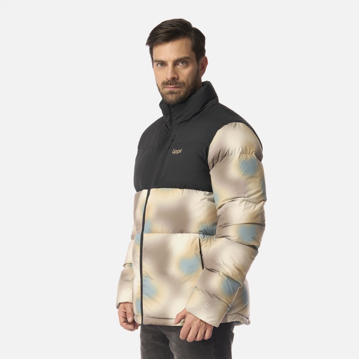 LIPPI - Chaqueta Hombre Urban Down Jacket Print Cafe Lippi