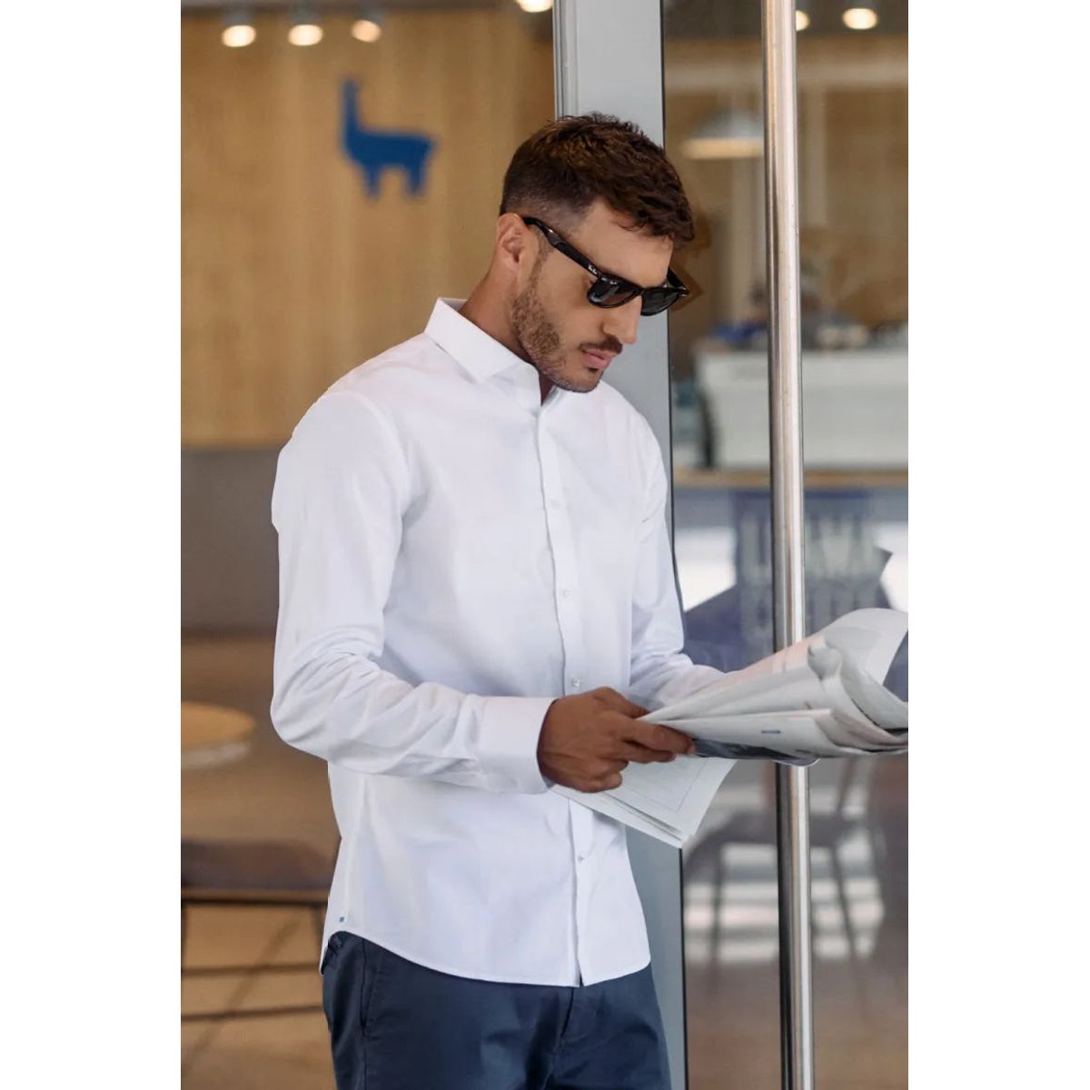 FROENS - Camisa Manga Larga non Iron Froens