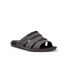 CARDINALE - Sandalias Hombre Cuero Mallorca-9-21-Negro