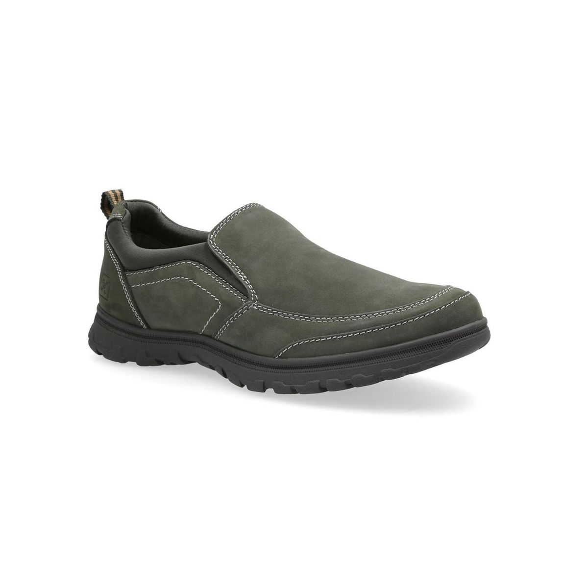 CARDINALE - Zapatillas Slip-On Hombre Cuero Forest-3-30-Verde