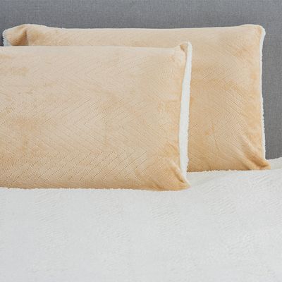 Imagen 2 del producto Cubrecama Flannel Sherpa Solid King