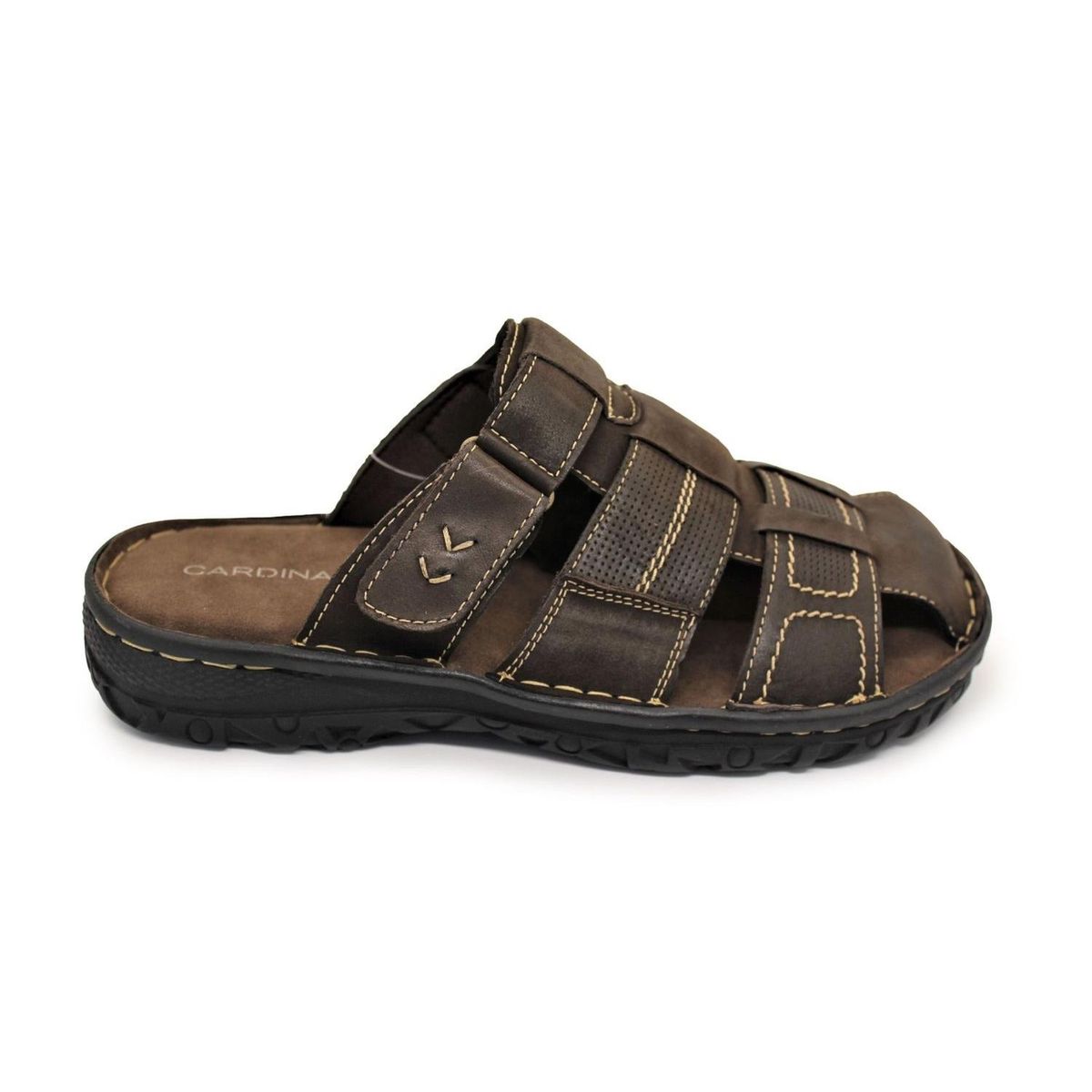 CARDINALE - Sandalias Hombre Cuero Ocoa-9-12 Café